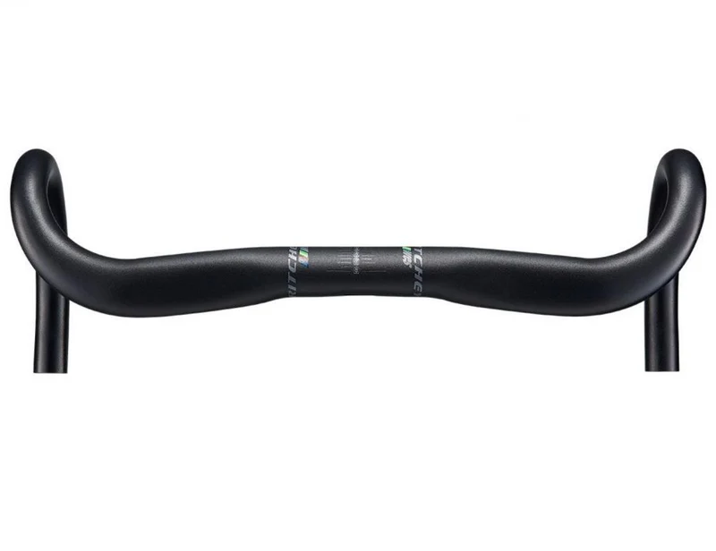 Ritchey WCS Streem Drop Lenker 31,8 mm, 46 cm Breite, 128 mm Drop, 73 mm Reach, 5° Backsweep, 2° Flare, interne Zugverlegung, kompatibel mit Shimano Di2 EW-RS910, blatte
