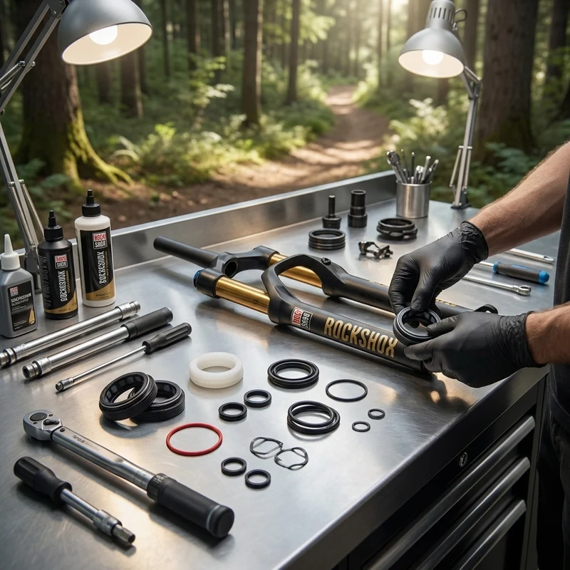 Federgabel Service-Kit Rocksh 35 Gold RL A1 (2020+) 200 Stunden|1 Jahr DebonAi.00.4318.025.050