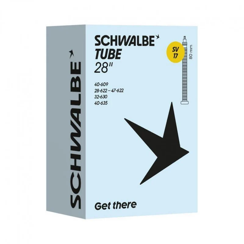 Schwalbe Schlauch Nr. 17 28 Zoll - SV 80 mm
