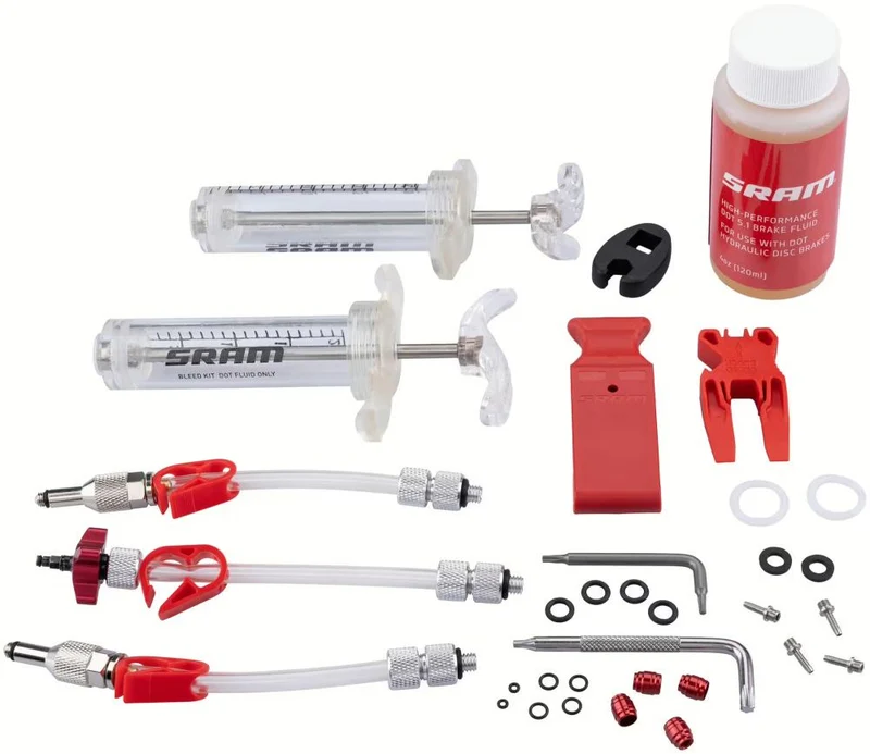 Scheibenbremsen Entlüftungs-Kit SRAM Pro V2 inkl. DOT5.1 Flüssigkeit