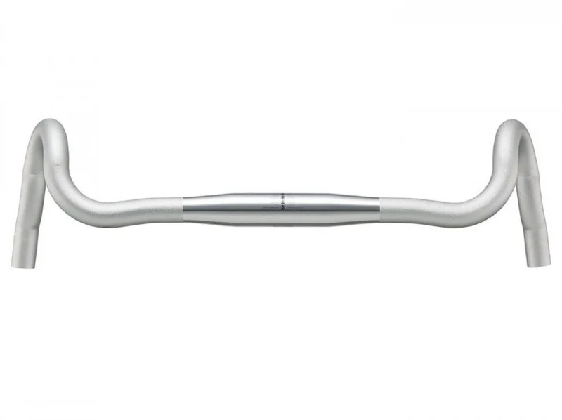Ritchey Classic VentureMax Drop Lenker 31,8 mm, Breite 46cm - 58,5 cm, 102x76 mm, 6°/24°, HP Silber, ergonomisches Design, ideal für Gravel- und Adventure-Bikes