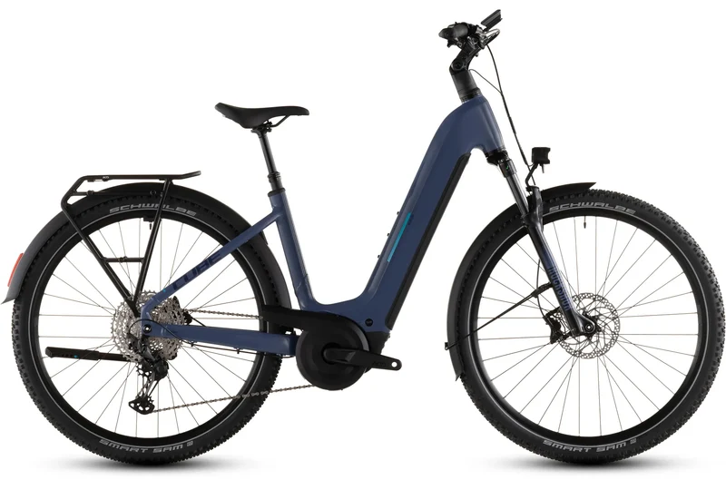 Cube Nuride Hybrid EXC 800 jeansblue´n´blue Tiefeinsteiger 2026