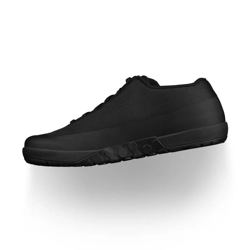 FIZIK Gravita Versor Flat MTB-Schuhe - Flatpedal - Vibram Megagrip - Ripstop-Obermaterial - Black-Black - Größe 43