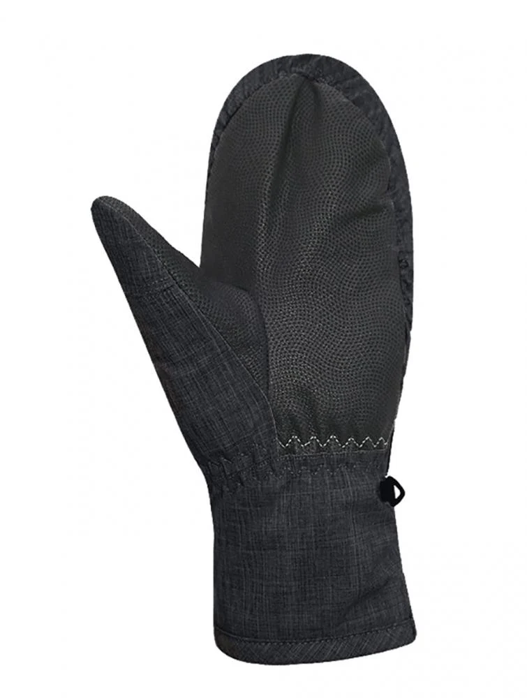 CHIBA Plus Mitten - wasserdichte Primaloft Fahrradhandschuhe schwarz 6,5