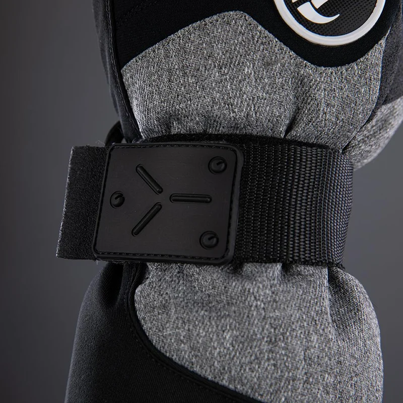 CHIBA Board Mitten - wasserdichte Primaloft Snowboard-/Bike-Handschuhe, Größe 9, Hlgrau/weiß