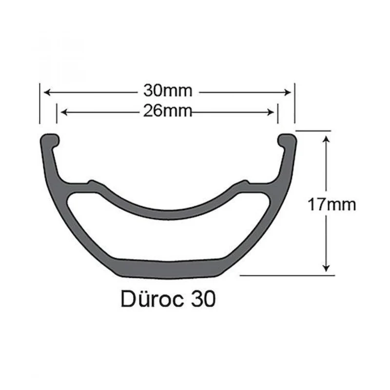 SUNringle Felge Düroc 30 20" 20 Zoll schwarz - High-Performance-Kinderlaufradelge neueste Version
