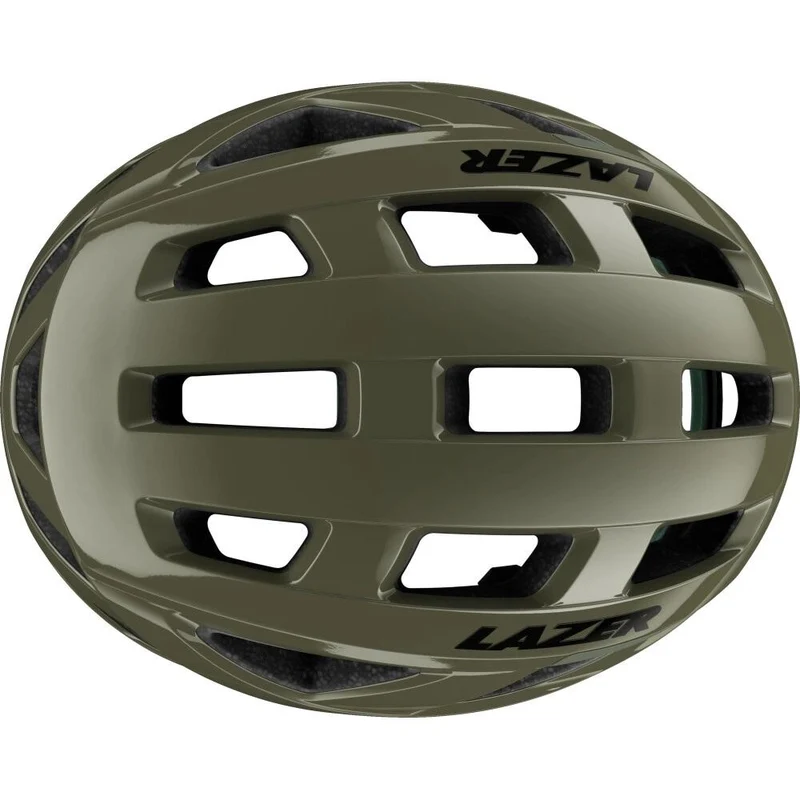 LAZER Helm Tonic KinetiCore Road Pine Green M 55-59 cm - leichter Rennradhelm mit Top-Belüftung