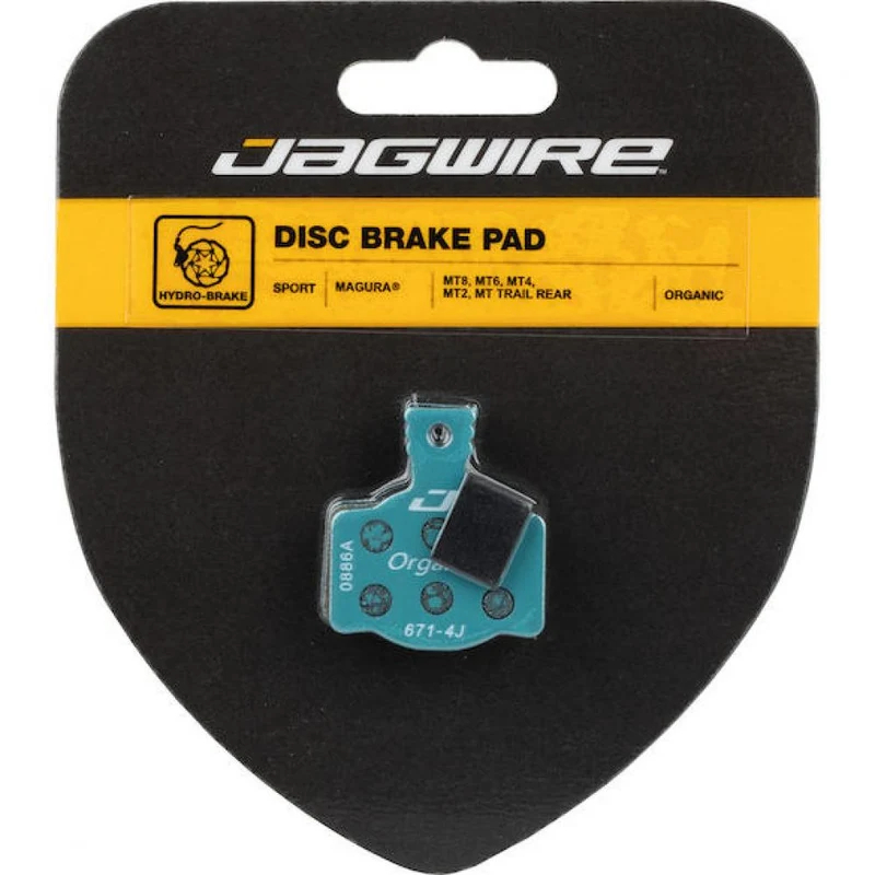 Jagwire Bremsbeläge Disc Sport Organic für Magura MT7 MT5 - geräuscharmes Bremsen