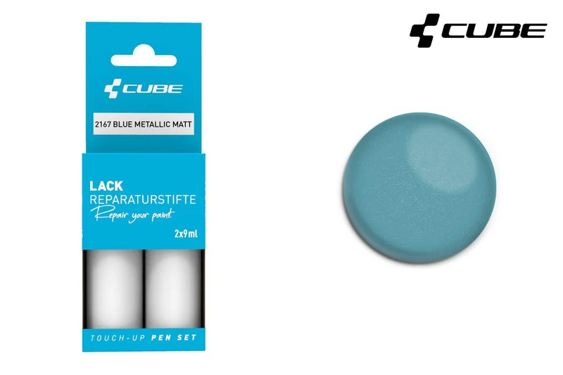 Cube Lackstift Set BLUE METALLIC matt 2167