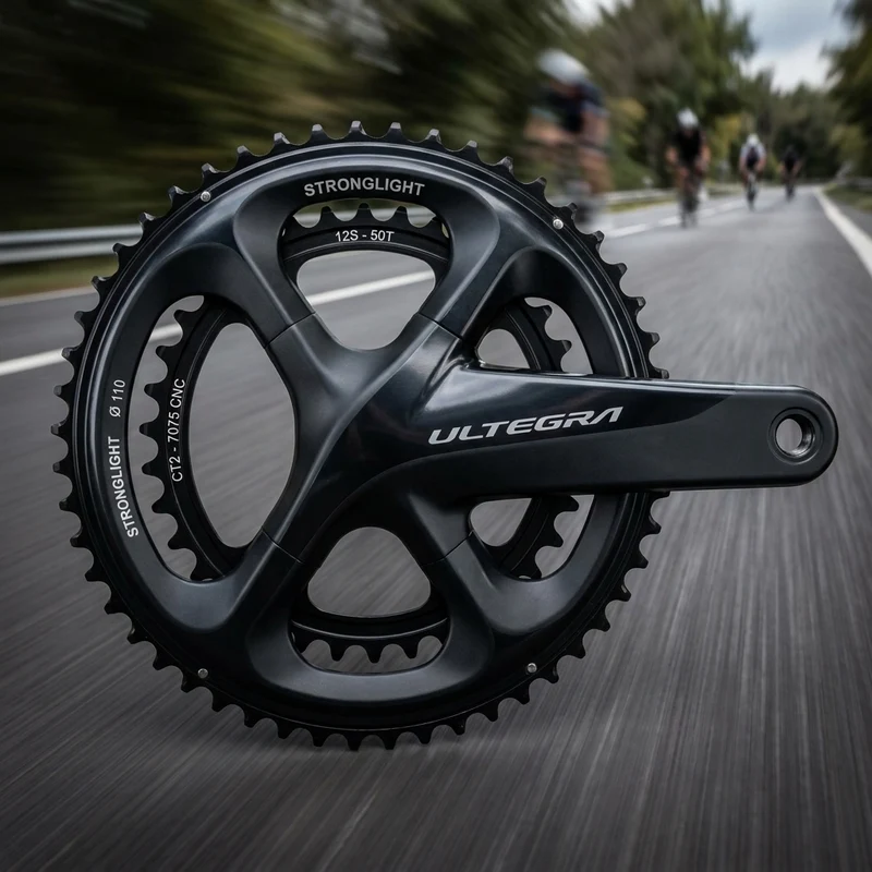 Stronglight Kettenblatt FC-R8100 54T 12-fach 110 mm - Shimano Ultegra schwarz
