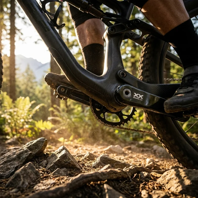 SRAM Kurbelarme XX ISIS T-Type 165 mm - präzise Performance für moderne Antriebe