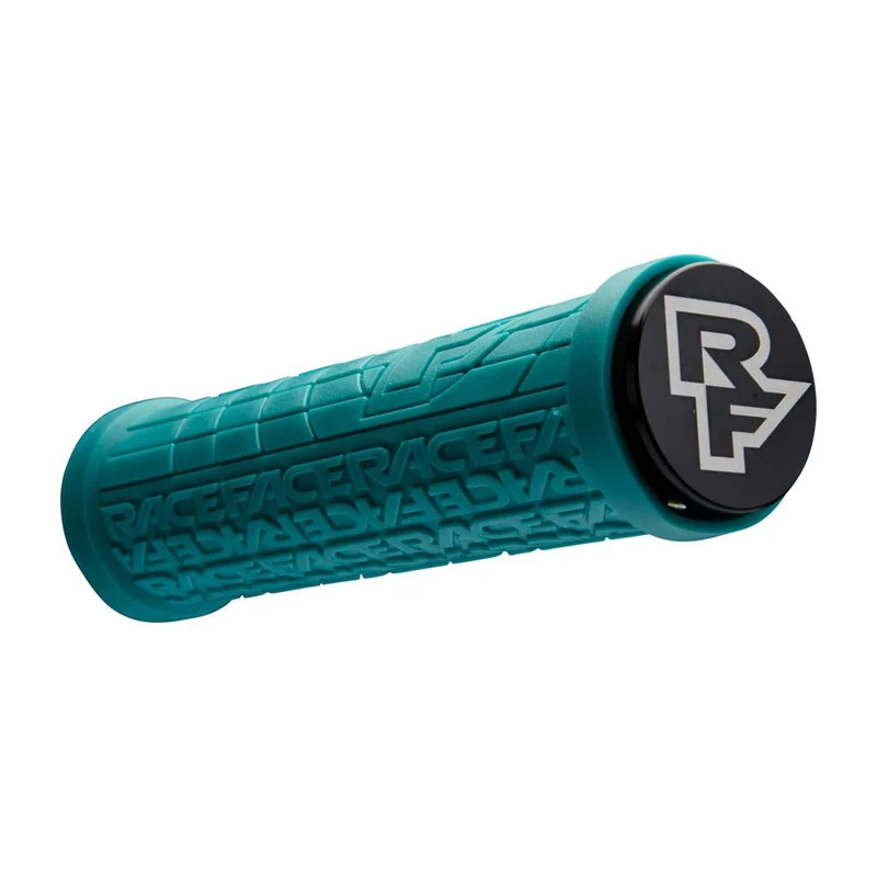 Race Face Grippler Lock-On Griff, 30mm, turquois türkis - sicherer Halt und Kontrolle