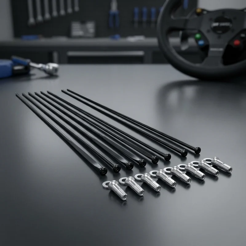 DT Swiss Speichenkit für PR1400 DICUT VR/HR 21/32 mm schwarz - präzises Ersatzspeichen-Set
