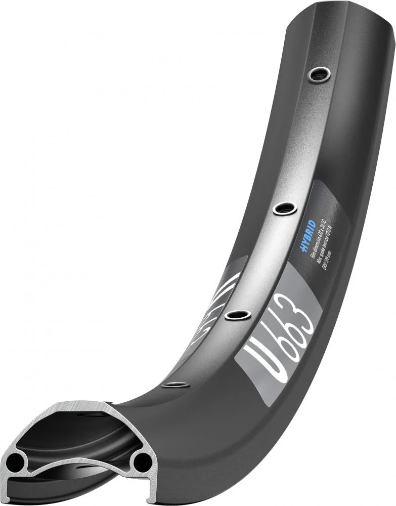 DT Swiss Felge Hybrid U 663 20" 36 Loch Schwarz - robuste E-Bike-Urbanfelge