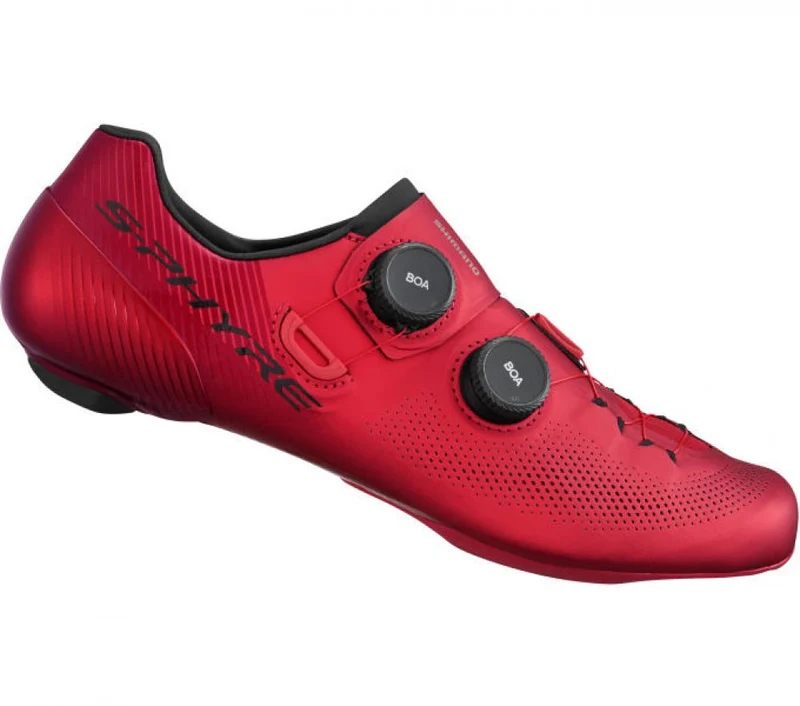 SHIMANO Fahrradschuhe RC903 Damen/Herren Road SPD-SL, Größe 46, Rot