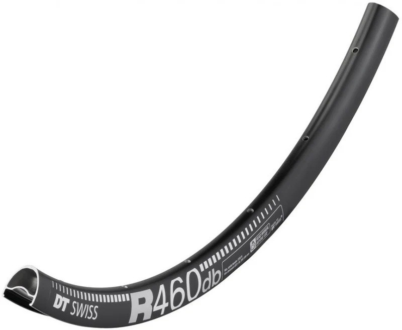 DT Swiss Felge R 460 Disc 28"/700C 24 Loch Schwarz - vielseitige Rennrad-Disc-Felge