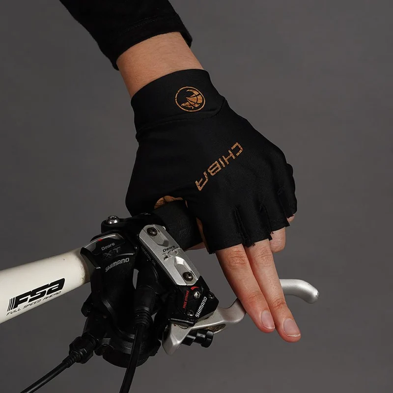 CHIBA ECO Glove Pro - Radhandschuhe schwarz XS, recycelt, gepolstert, atmungsaktiv