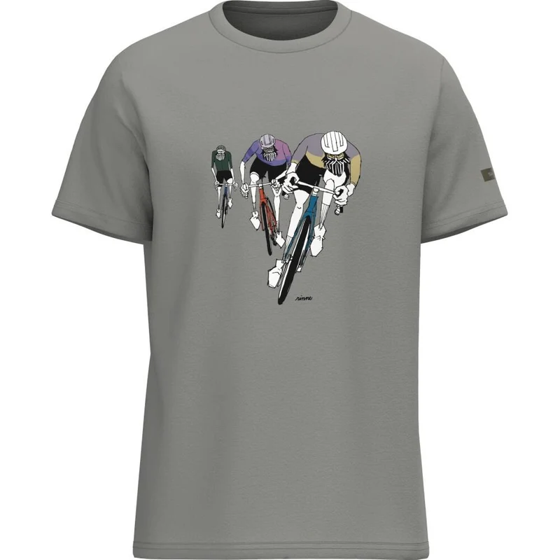 SHIMANO Sentiero Ltd. T-Shirt, Gray Road, M Gray - leichter Komfort für aktive Raßahrer