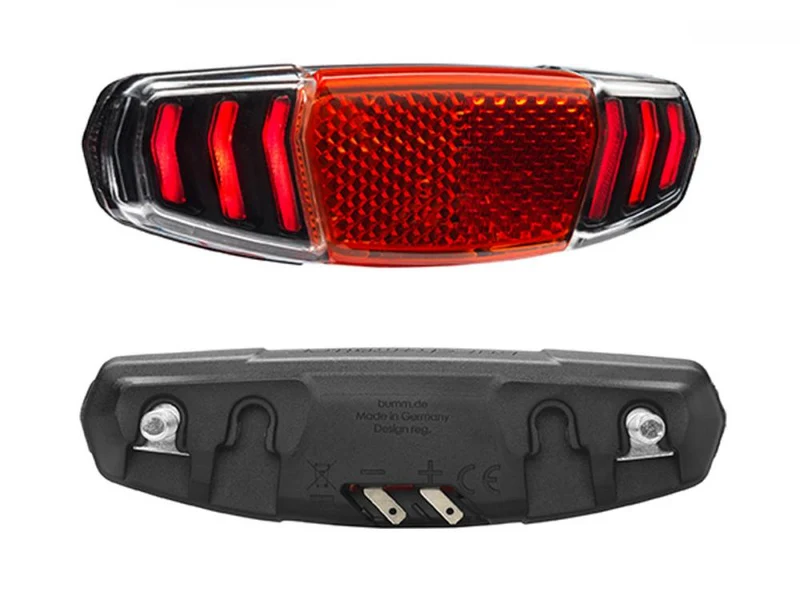 Busch & Müller E-Bike-Rücklicht TOPLIGHT Dart E für Gepäckträger E-25 schwarz 50+80mm Werkstatt 6 St.