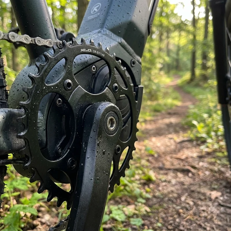 XLC E-Bike Kettenblatt für Mittelmotor Stahl BCD 104mm 42 Zähne 196g