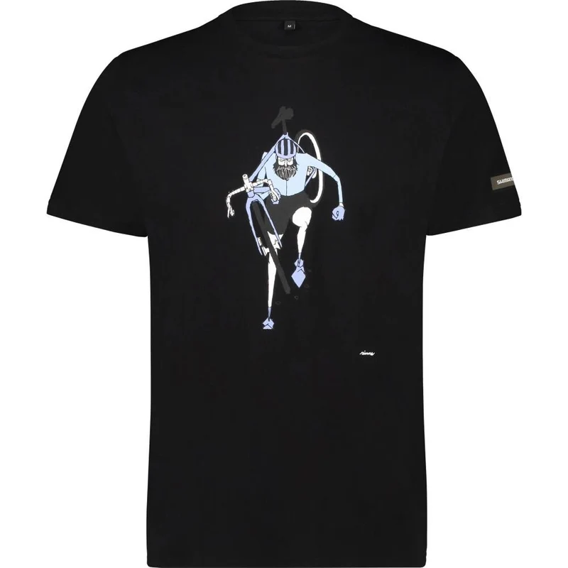 SHIMANO Sentiero Ltd T-Shirt Black M - atmungsaktives Bike-Lifestyle Shirt