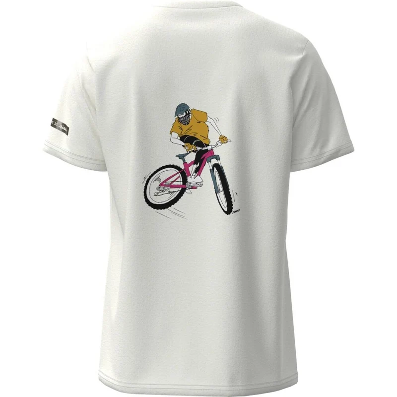 SHIMANO Sentiero Ltd. T-Shirt White MTB L - atmungsaktives Bike-Shirt für Trail und Alltag