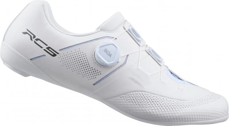 SHIMANO Fahrradschuhe RC503 Road SPD-SL Größe 47 Weiß - leichte Rennradschuhe mit BOA System
