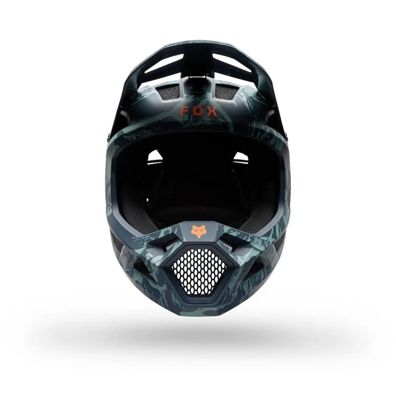 FOX Rampage Image Print Fullface-MTB-Helm Arctic Blue M 57-58 cm