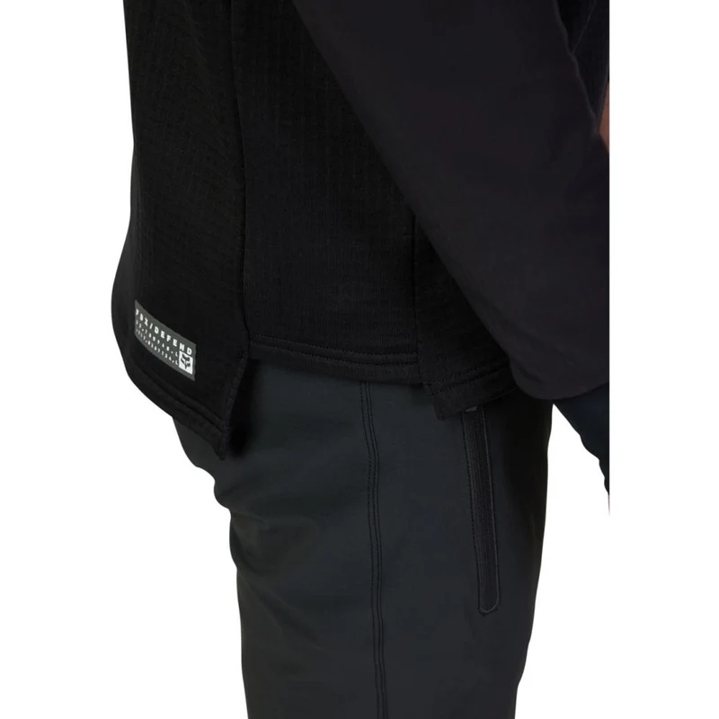 FOX Defend Thermal MTB-Hoodie Schwarz L mit Polartec Power Grid