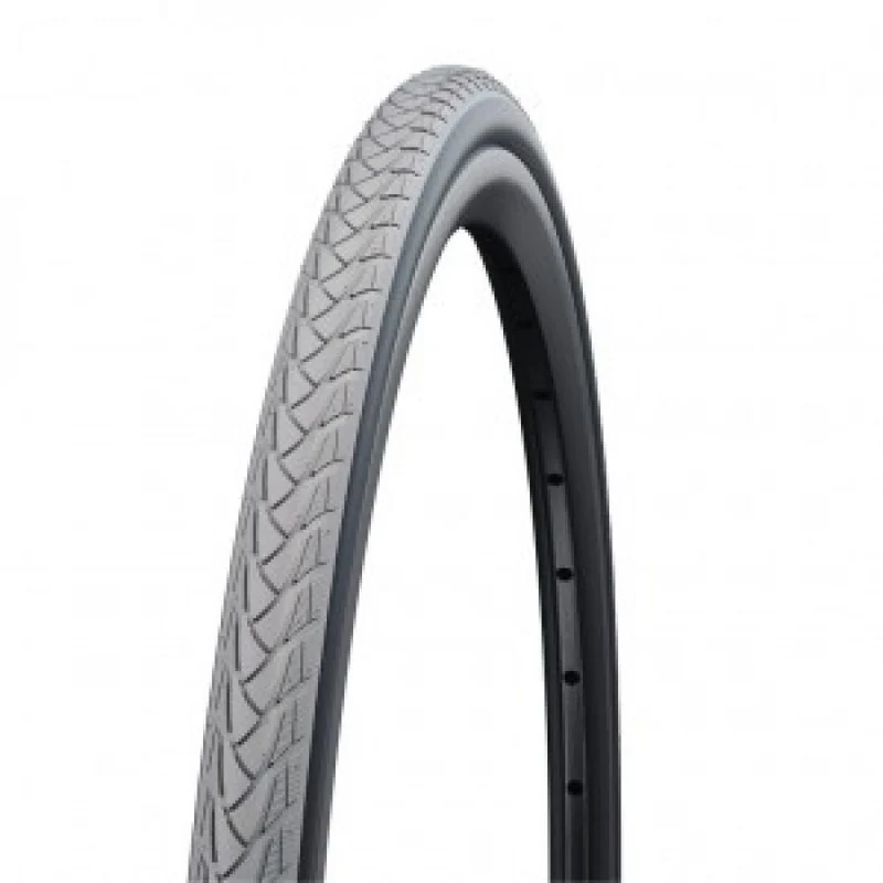 Schwalbe Marathon Plus 24x1.35" (37-540) grau/schwarz HS440 Drahtreifen, unplattbar, SmartGuard Pannenschutz, ideal für Rollstühle