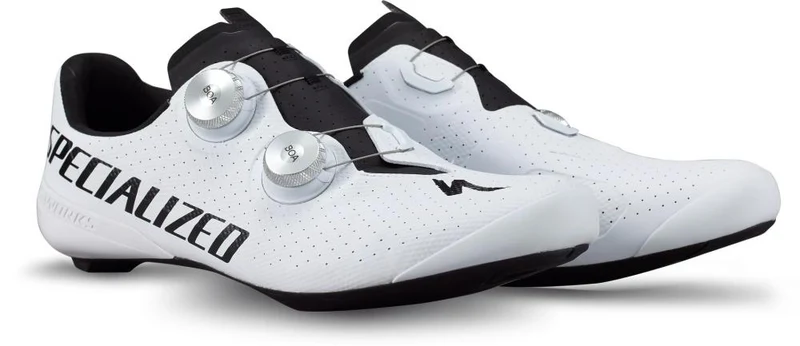 Specialized S-Works Torch Rennradschuh Weiß Team Größe 44.5 - Hochleistungs-Carbonschuh