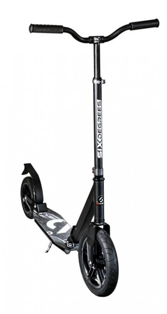 Scooter Six Degrees Aluminium AIR schwarz, 300mm & 205mm