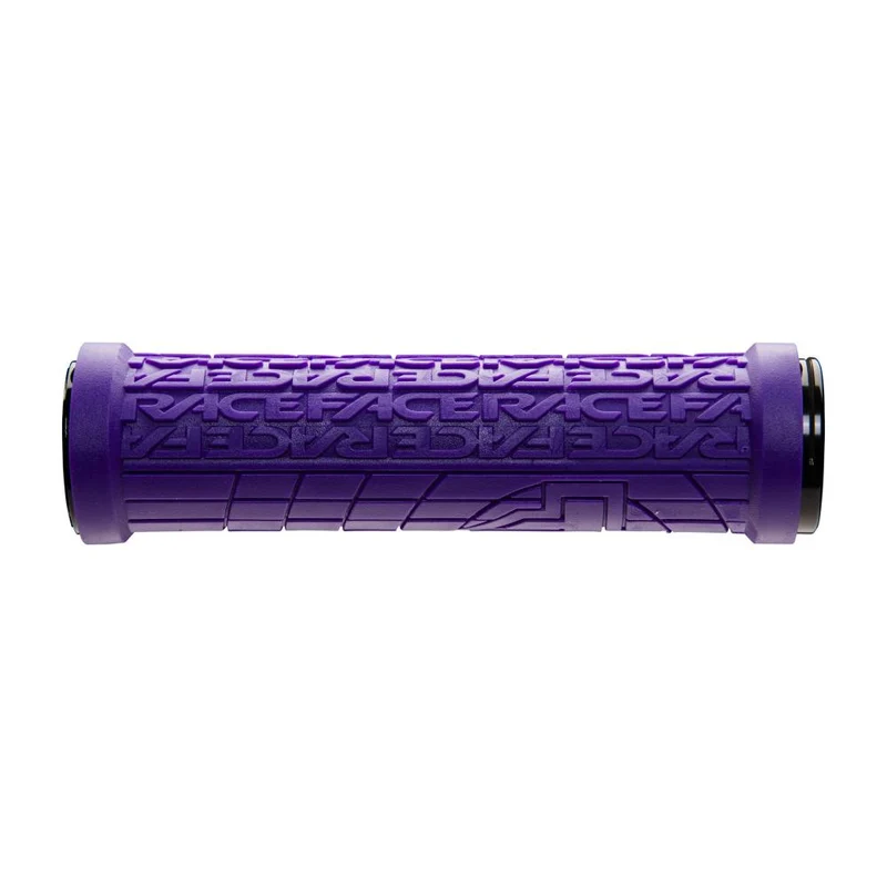Race Face Grippler Lock-On Griff, 33mm, purple lila - maximaler Halt und Kontrolle