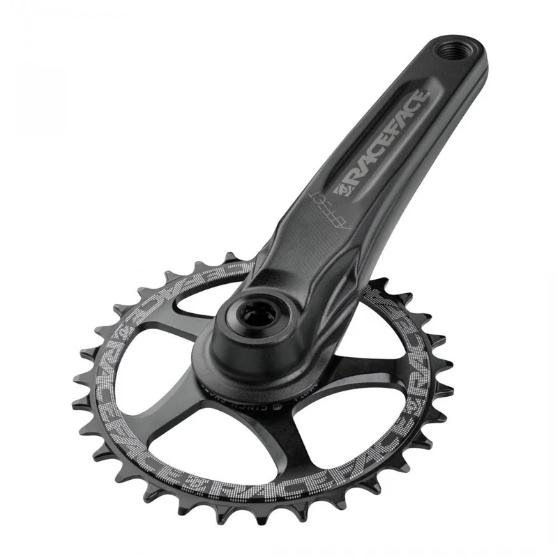 Race Face Aeffect Kurbel, 165mm, 24mm, black - robuste MTB-Kurbel in moderner Ausführung