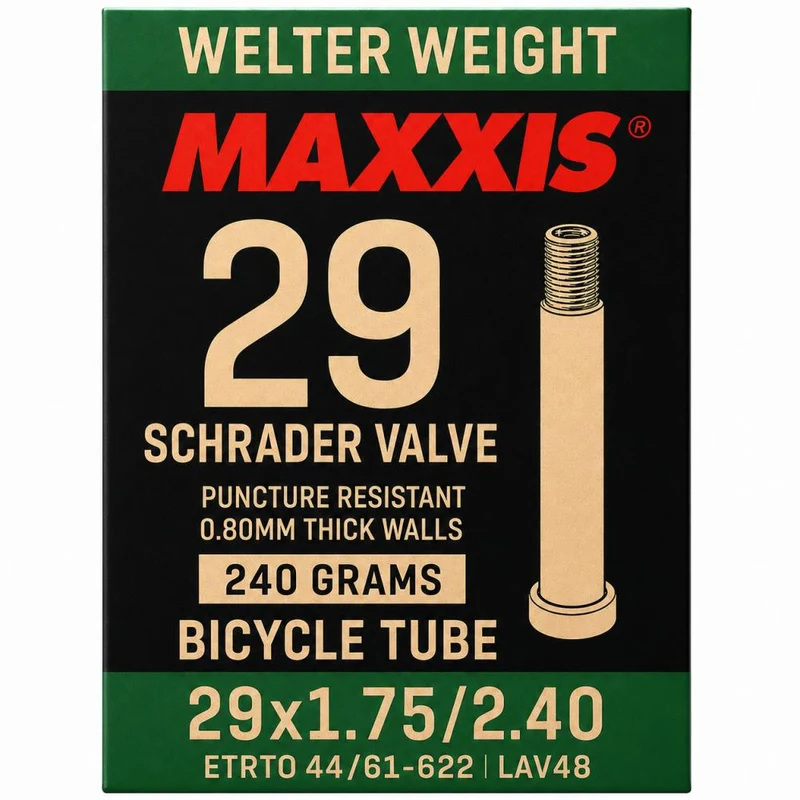 Maxxis WelterWeight Schlauch 29 x 1,75-2,40 Zoll - 44/61-622, AV 48 mm