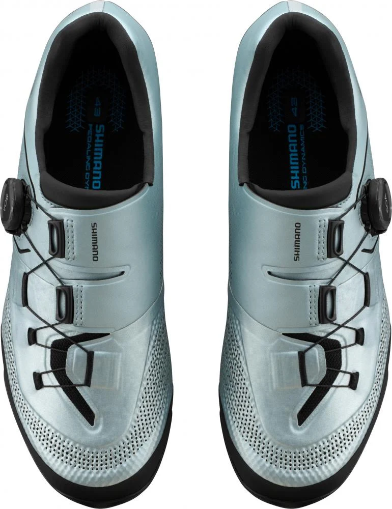 SHIMANO Fahrradschuhe XC503 MTB SPD Herren/Damen Typ Fahrradschuhe Größe 44 breit, Blau