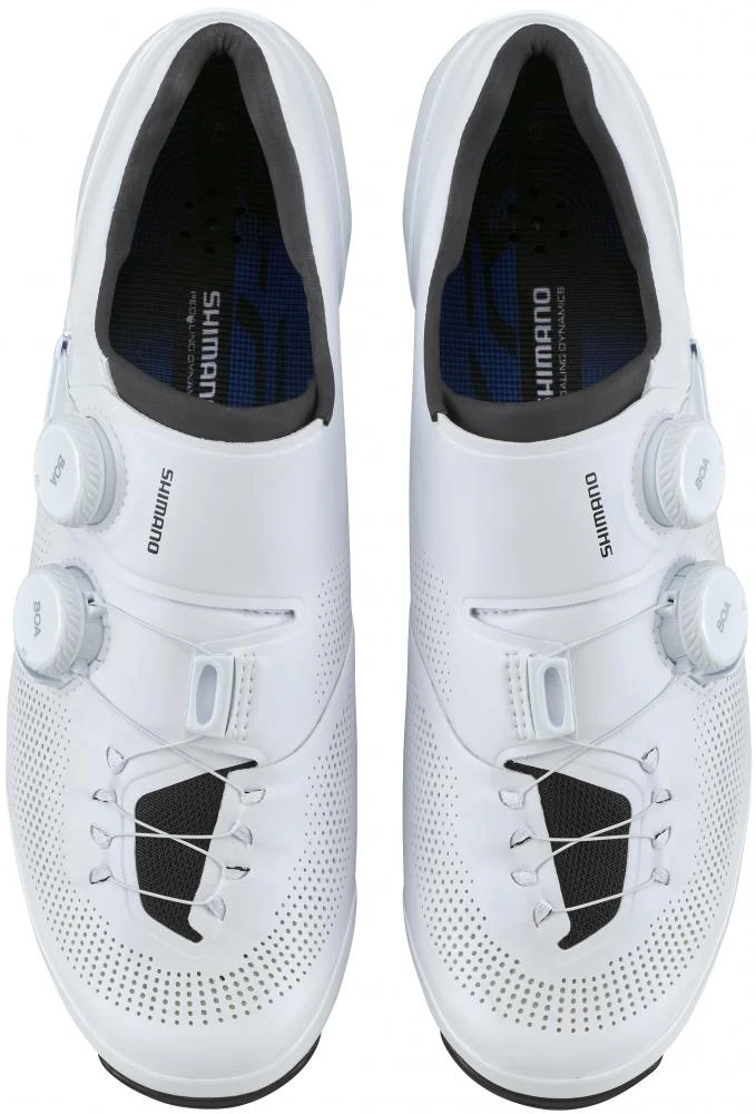 SHIMANO Fahrradschuhe XC903W Damen MTB SPD Größe 43 Weiß - steife XC-Rennsohle