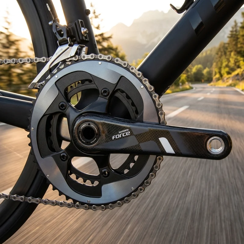 SRAM Force 22 Kurbelsatz 172,5 mm GXP 50-34T - Leichte Performance-Rennradkurbel