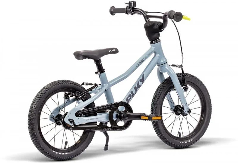 PUKY LS-PRO 14 Kinderfahrrad - 14 Zoll, Ash Blue, 5,3 kg, Aluminiumrahmen, Singlespeed, V-Brake, ab 3 Jahren