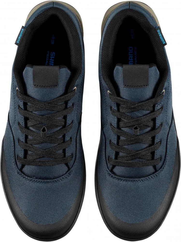 SHIMANO Fahrradschuhe GF400 Herren/Damen MTB FLATPEDAL Fahrradschuhe Größe 47 Blau