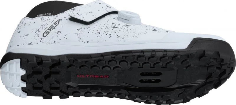 SHIMANO Fahrradschuhe GE900H Herren/Damen MTB SPD Weiß - Gravity- und Enduro-Schuh in moderner Ausführung