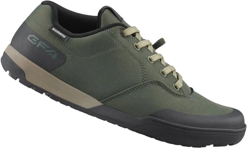 SHIMANO Fahrradschuhe GF400 Herren/Damen MTB FLATPEDAL Fahrradschuhe Größe 45 Grün
