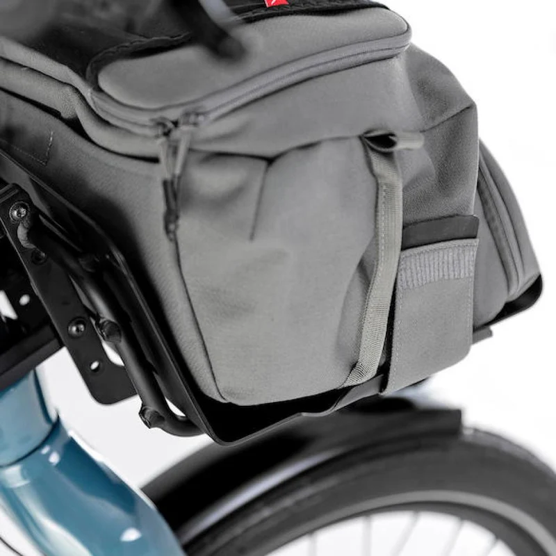 Centurion Tasche für Gepäckträger E-Trekking Front 34 x 26 x 16 cm Anthrazit - praktische Front-Gepäcktasche