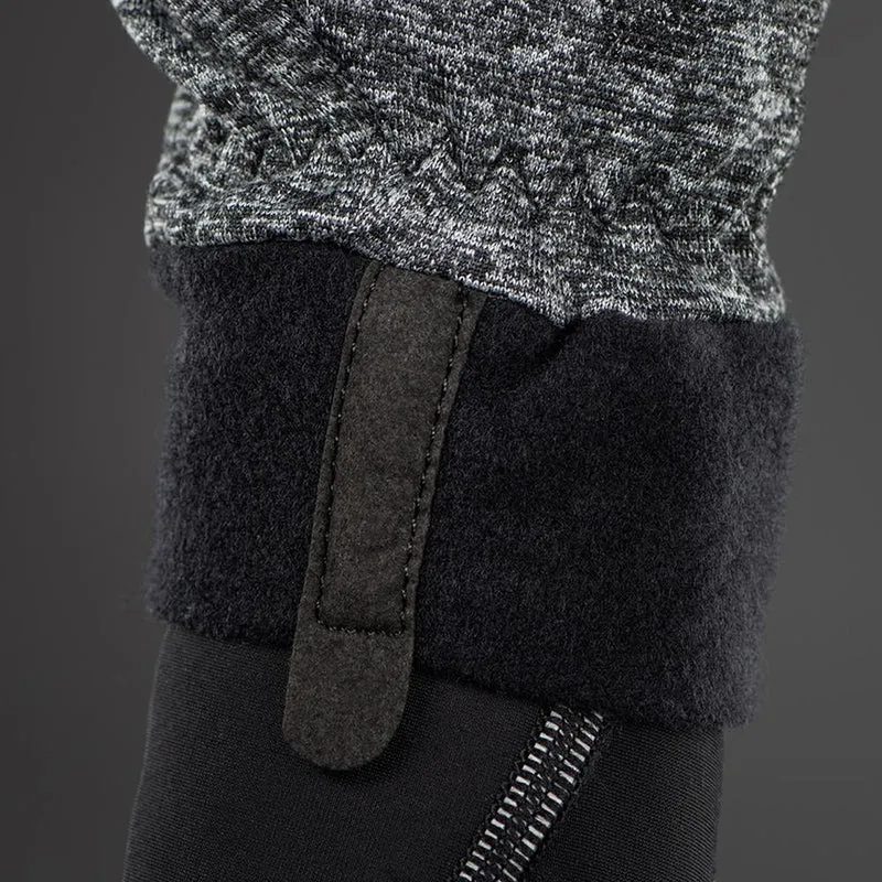 CHIBA Allround Light - Radhandschuhe hellgrau XL, Polartec-Fleece, Touchfunktion