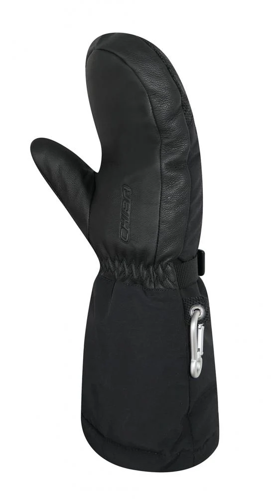 CHIBA Thermo Mitten - wasserdichte Winter-Fahrradhandschuhe schwarz, Größe 6,5