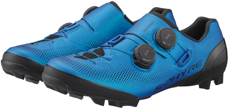 SHIMANO Fahrradschuhe XC903 SPD MTB-Schuhe - 45, Blau
