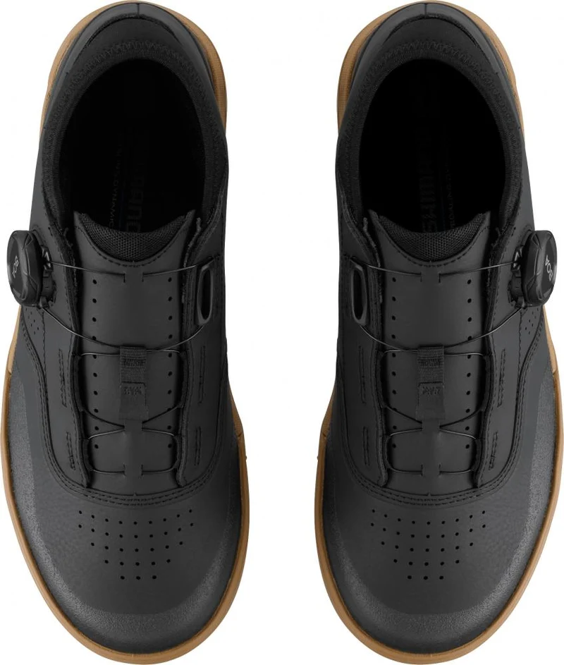 SHIMANO GF800 SCHUH WOMEN FLAT BLACK/AMBER Fahrradschuhe - 800,