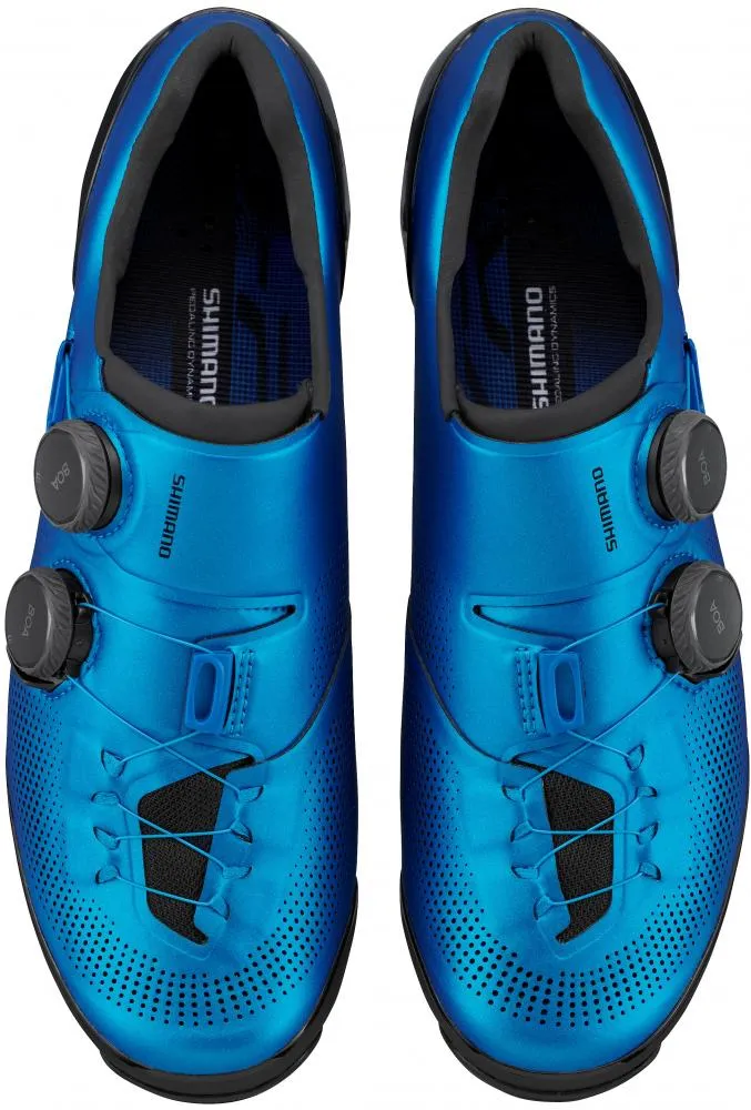 SHIMANO Fahrradschuhe XC903 MTB SPD Schuhe Herren/Damen Größe 45 Blau