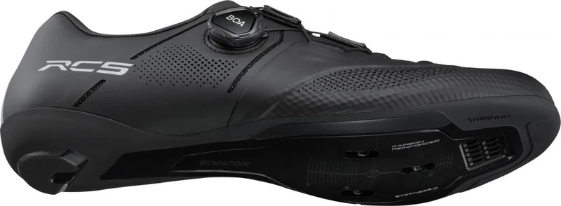 SHIMANO Fahrradschuhe RC503 Herren/Damen Road SPD-SL Typ Rennradschuhe, Schwarz, Größe 50