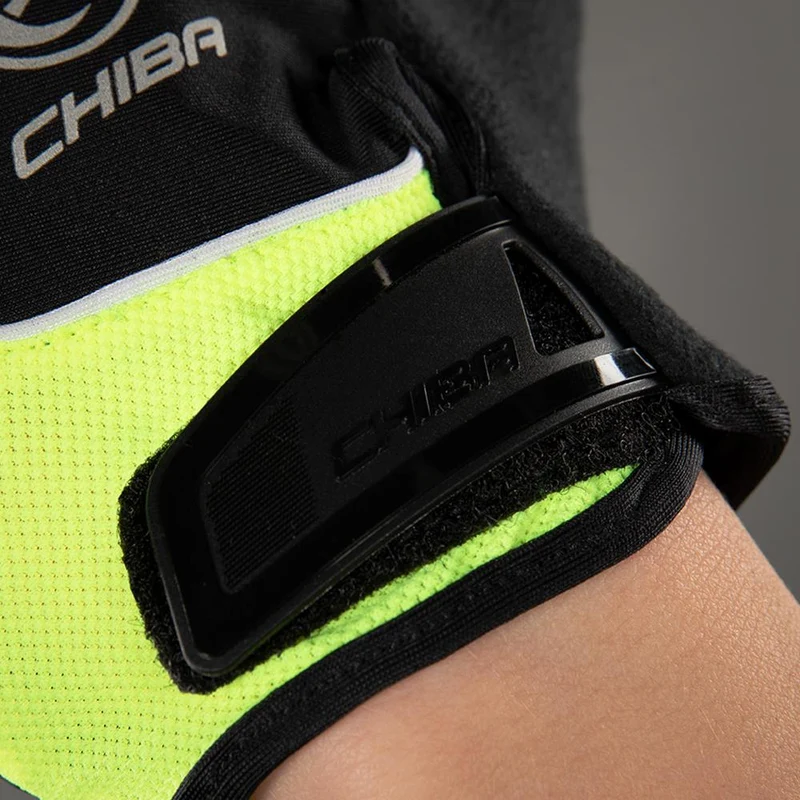 CHIBA Cool Air - Radhandschuhe neongelb, XL, atmungsaktiv mit Gelpolsterung